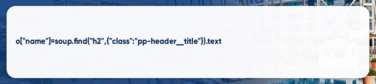 Here,-the-BS4-will-utilize-an-HTML-parser-for-converting-complex-HTML-documents-into-complex-tree-of-Python-objects.-So,-let’s-use-a-soup-variable-to-scrape-name-and-address.